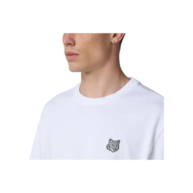 Maison Kitsune Bold Fox Head Patch Oversized T Shirt-4