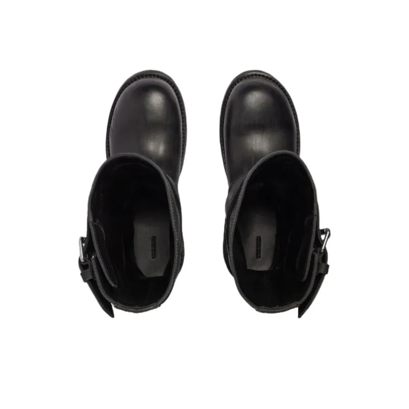 Balenciaga Venom Ankle Boots Men's Black-4