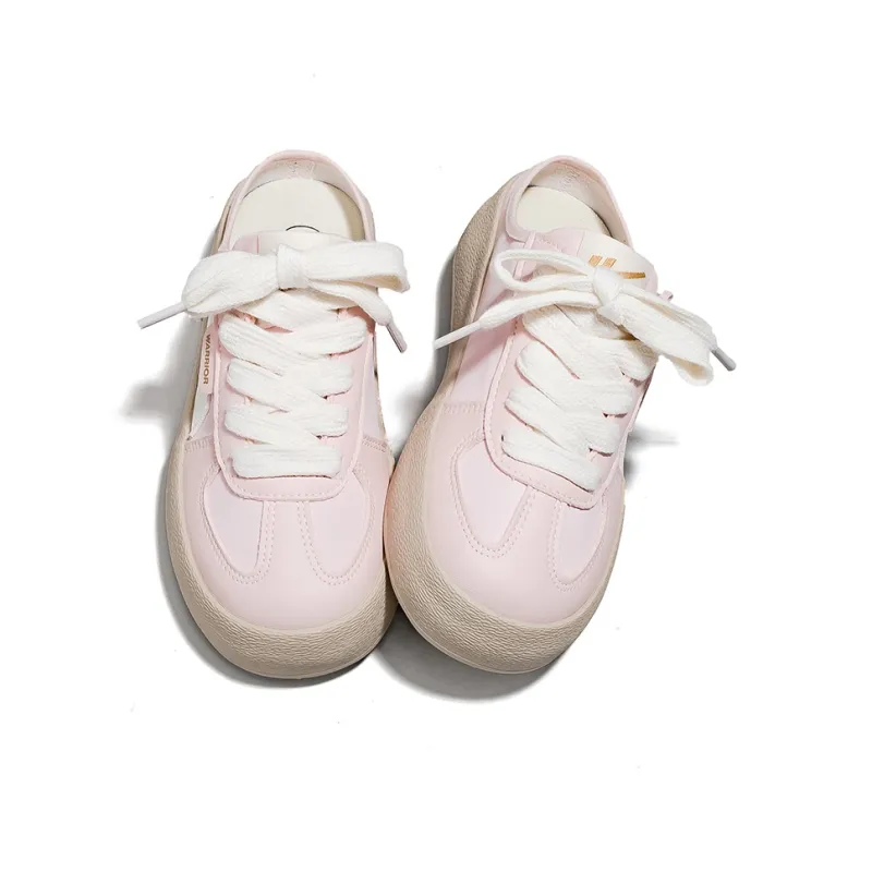 Warrior Low Top Canvas Shoes Women's Pink/Beige-3
