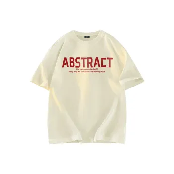 A02 T-Shirts Unisex Light Beige Apricot