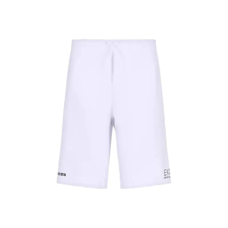 EMPORIO ARMANI EA7 SS23 Casual Shorts Men's White-0