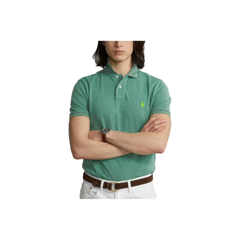 Polo Ralph Lauren SS23 Polo Shirt Men's Blue Green-0