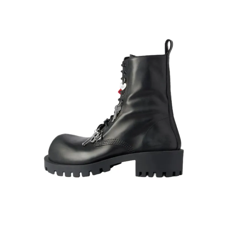 Balenciaga Hummer Ankle Boots 5cm Men's Black-0