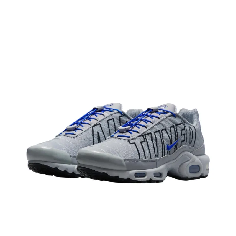 Nike Air Max Plus Anti Slip Wear Resistant Low Top Running Shoes Unisex Gray-2