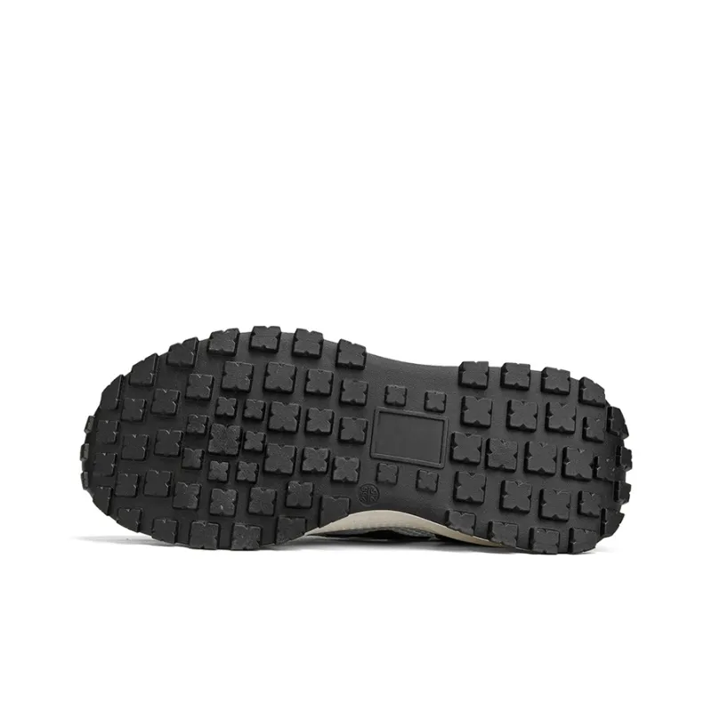 Warrior Slip Resistant, Abrasion Resistant, Breathable Low Top Casual Running Shoes Men's Light Gray/Black-4