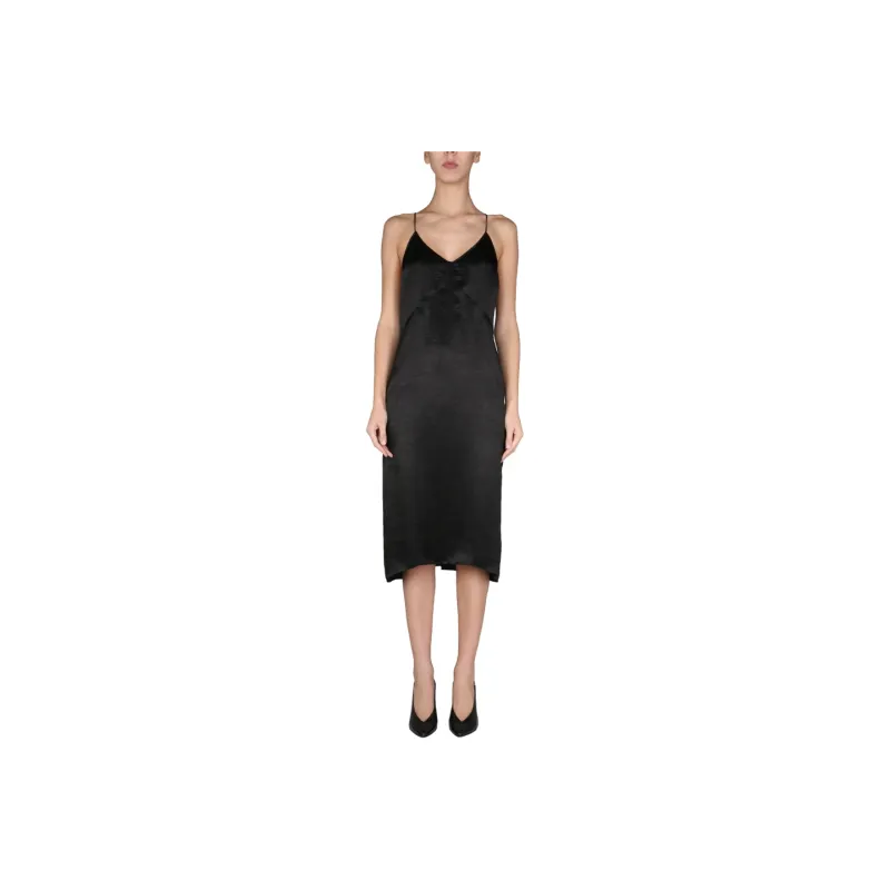 DSQUARED 2 Undervest V Neck Midi Dress-0
