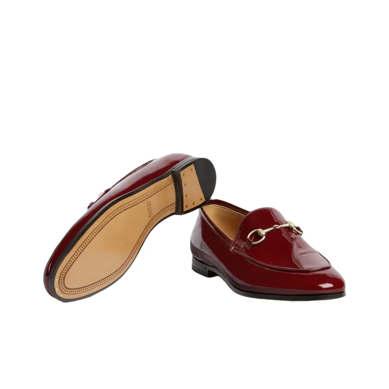 GUCCI Jordaan Casual Single Shoes Women's Red-5