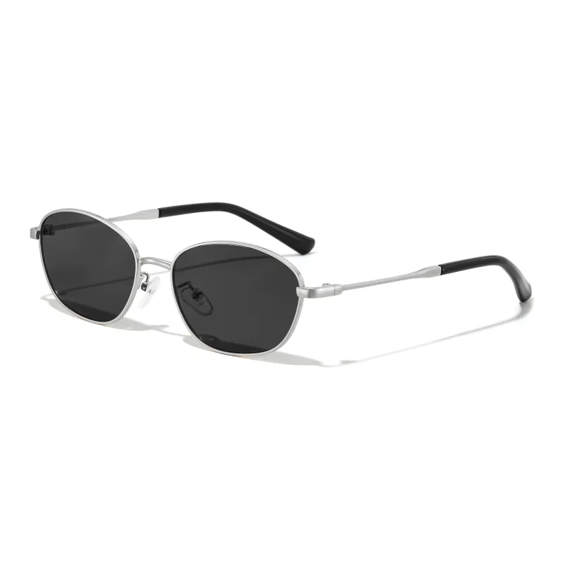 COLORE.IN Alloy Oval Sunglasses Unisex-6