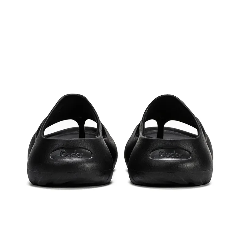 Ouder Souffle Abrasion Resistant Slip Resistant Massage Flip Flops Women's Obsidian Black-4