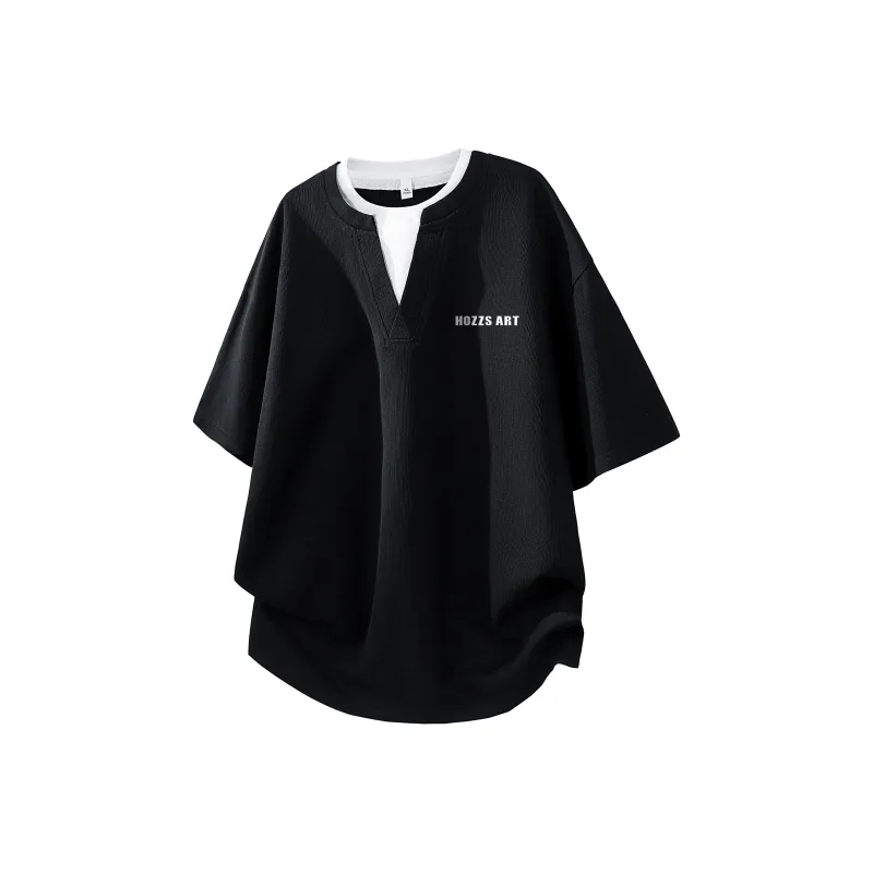 HOZZS Short Sleeved T Shirts Unisex-0