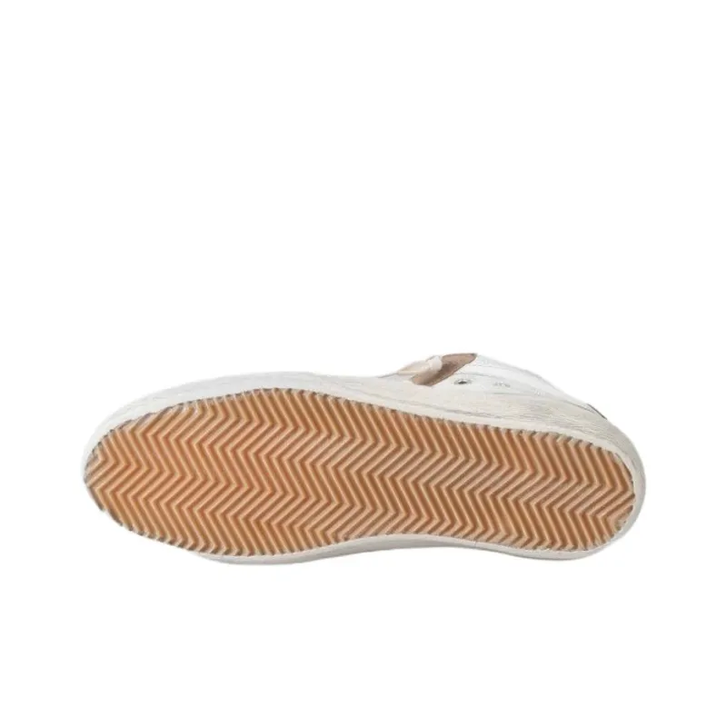 Golden Goose Mid Star Low Top Skateboard Shoes Men's Brown-6