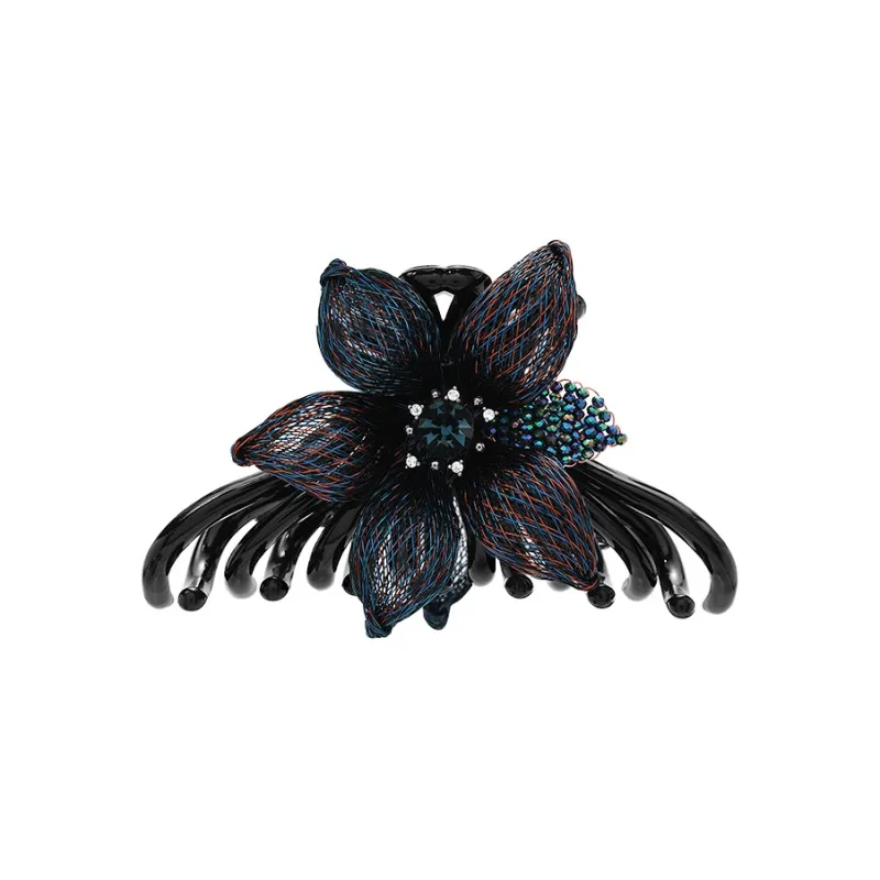 ROYALSASA Copper Wire, Faux Crystal, Acrylic Hair Clips Women's-2