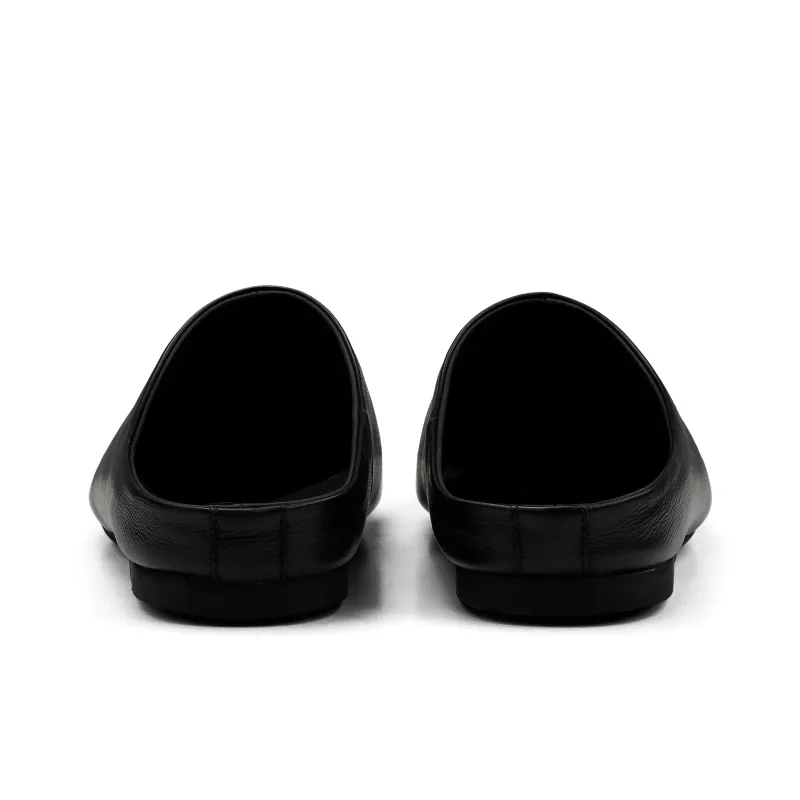 HANQIAORIJI The Abyss Series Closed Toe Slippers Men's Black-3