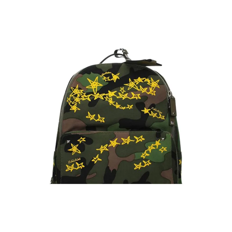 Valentino Denim Backpack Regular Men's Green-4