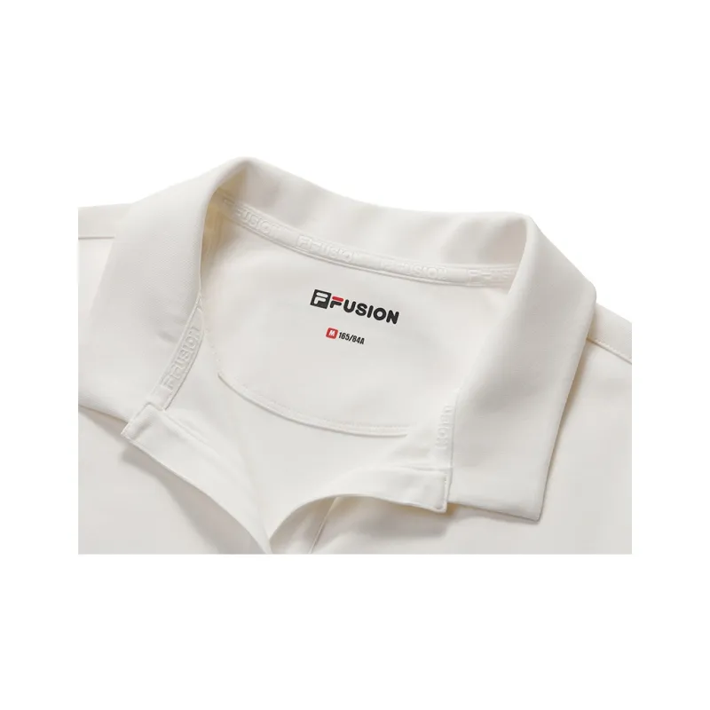 FILA FUSION LIFE Polo Shirt Women's Cloud White-2