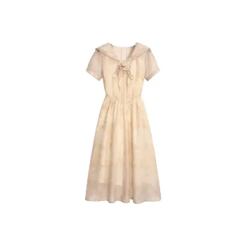 ABCMININ Short Sleeved Dress Women's