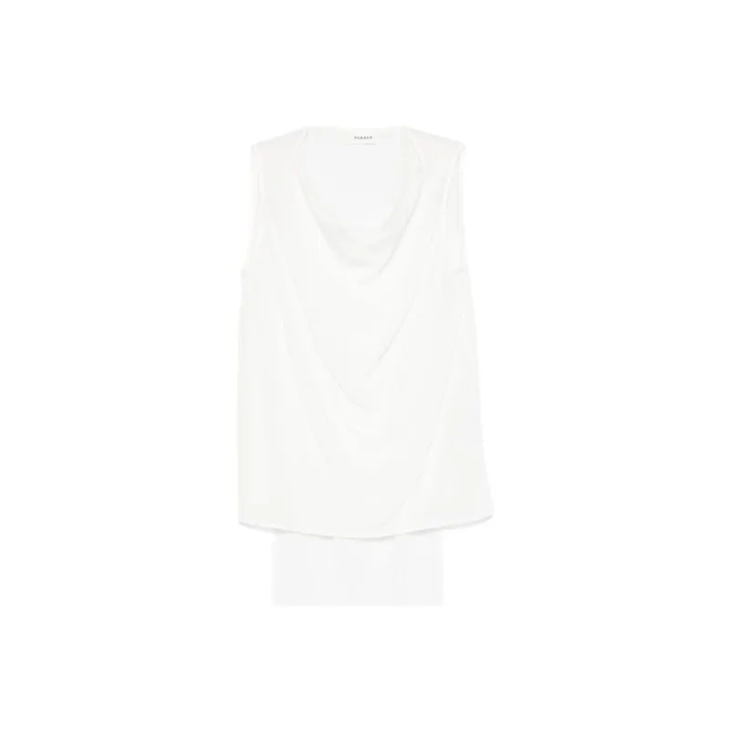 PAROSH Sleeveless Dress Women's White-1