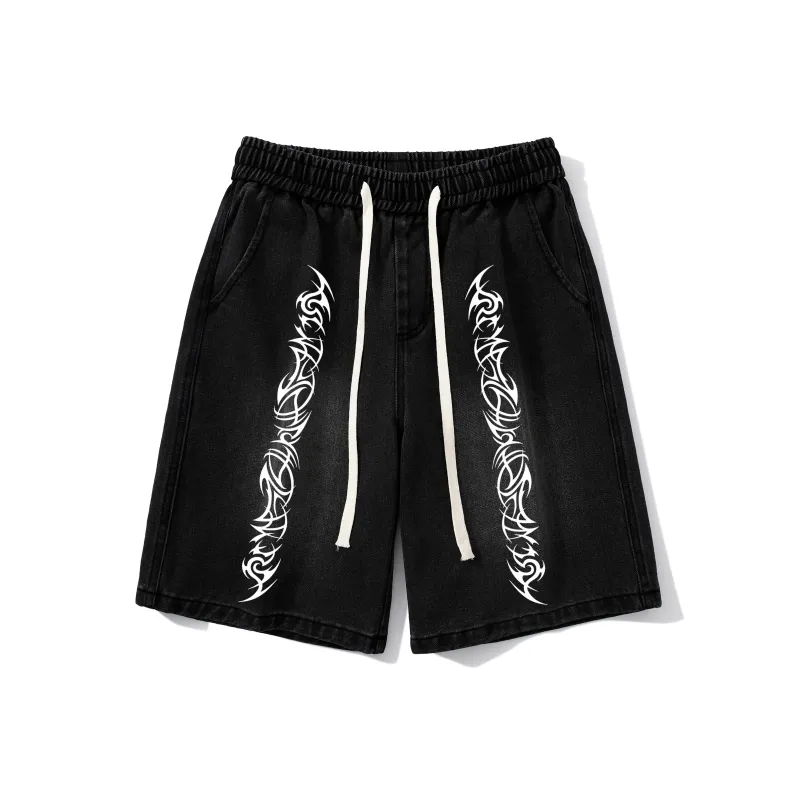 VXOXV Denim Shorts Unisex-0