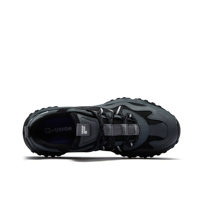 FILA FUSION FREEROAM Hiking Shoes Low Top Casual Shoes Men's Shadow Black Gray-2