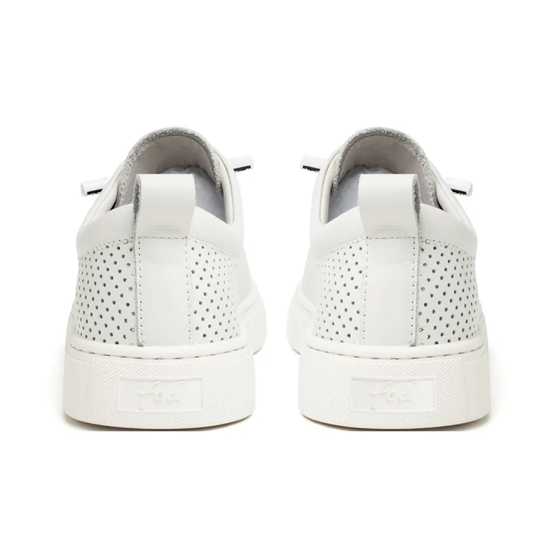 FED Low Top Skateboard Shoes Men's White-3