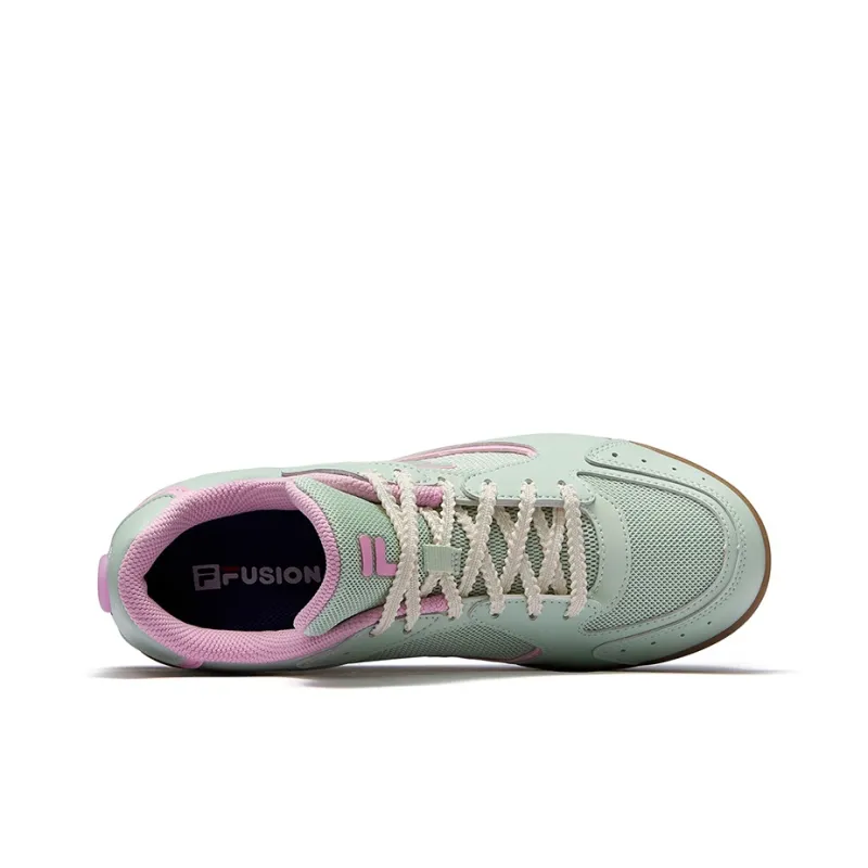 FILA FUSION WING Shoes Low Top Skateboard Shoes Women's Light Green Lilac Pink-2
