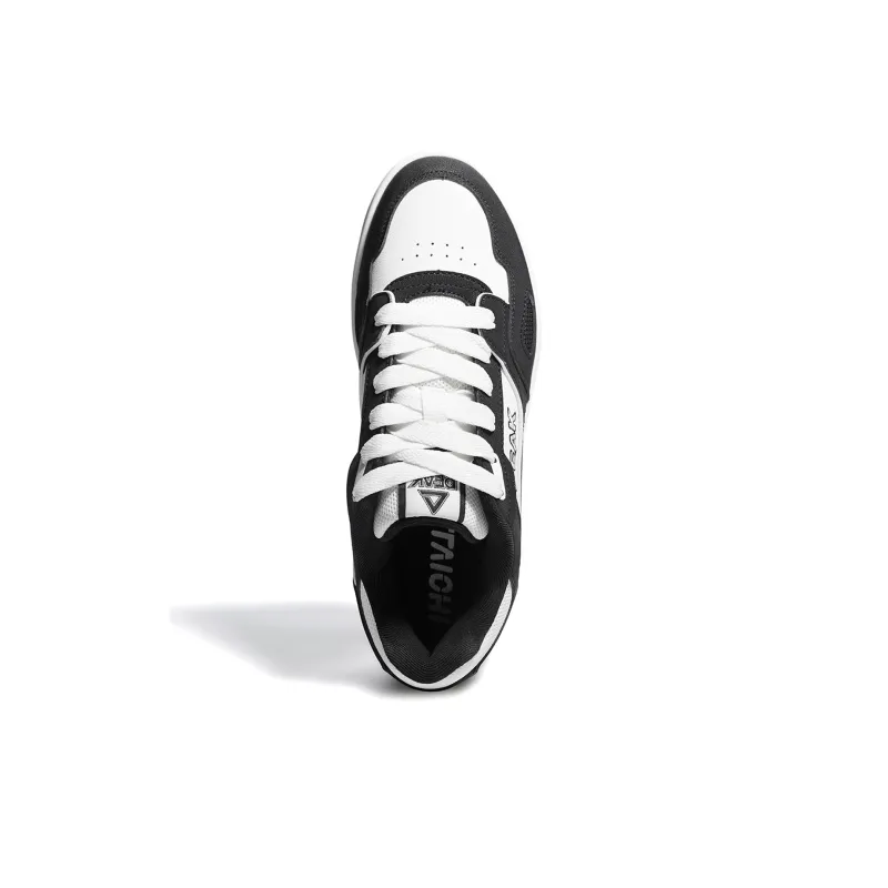 PEAK Skateboard Shoes Men Low Top Black, Ivory-3