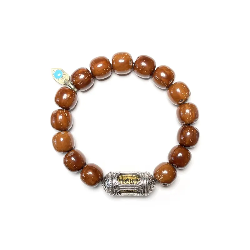 GLMD Peach Pit Rich Overnight Beaded Bracelet Unisex-1