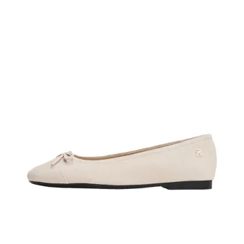 Tommy Hilfiger TH Monogram Casual Single Shoes Women's Beige