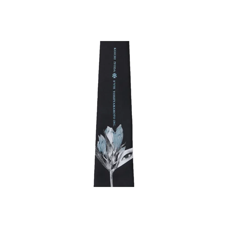 Yohji Yamamoto Silk Ties Men's Black-1