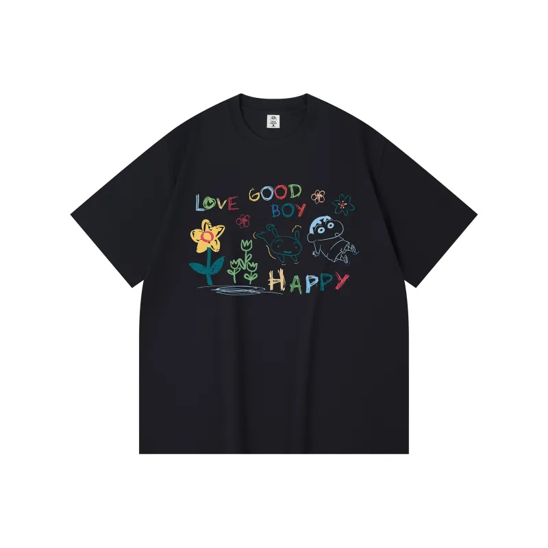 Crayon Shinchan Short Sleeved T Shirt Unisex-2