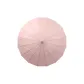 Heart-Shaped Long Handle Umbrella with Coral Pink Color