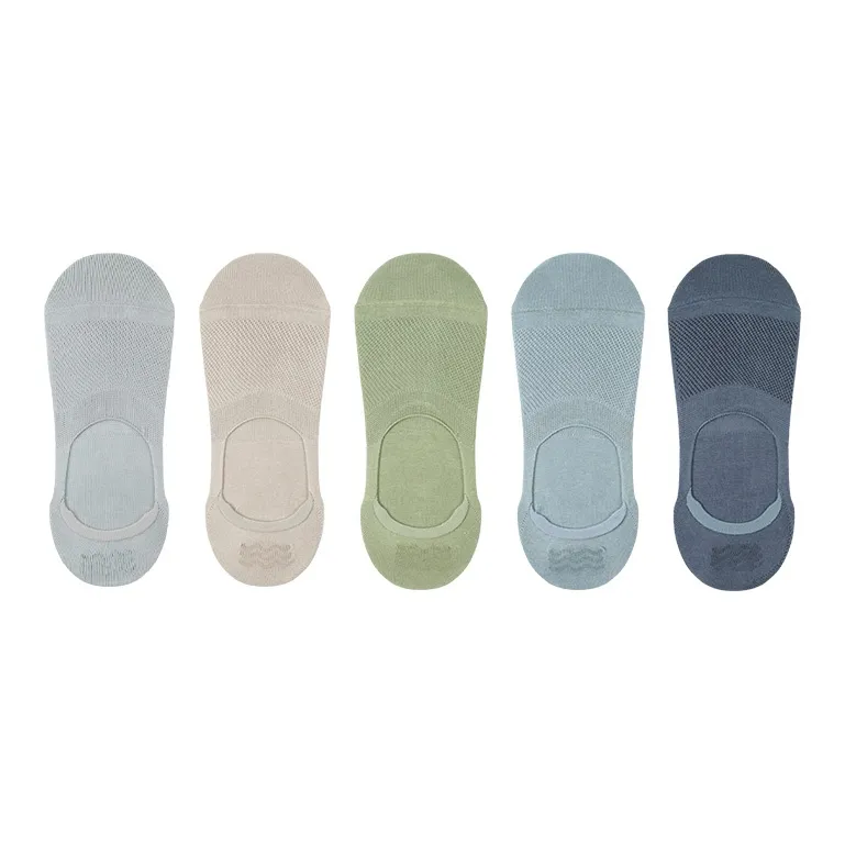 LIANGPU No Show Socks Men's 5 Pack-6