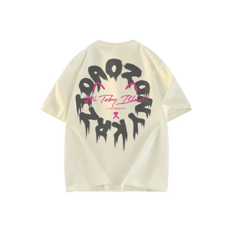 A02 T-Shirts Unisex Light Beige Apricot-1