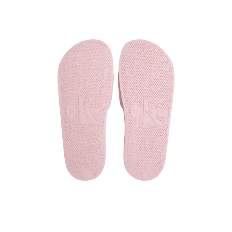 CKJ CALVIN KLEIN JEANS Slide Slippers Women's Pink-5