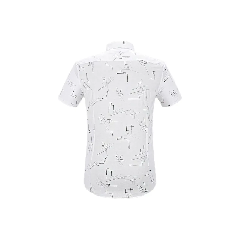 ARTSDON Shirts Men Bleached Pattern-1