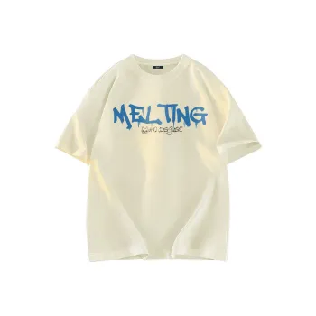 A02 T-Shirts Unisex Light Beige Apricot