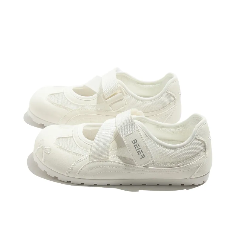 BEIER Low Top Casual Shoes Women's White-1