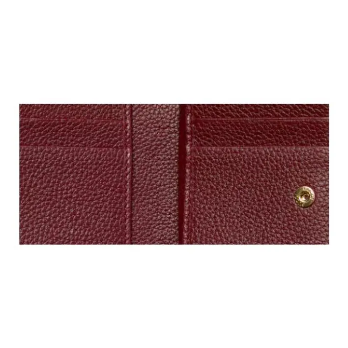 GUCCI GG Marmont Leather Wallet Medium Size Women's Beige Red-5