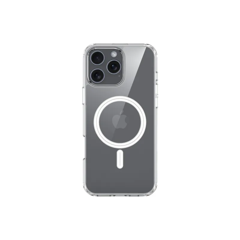 DUXDUCIS Transparent Strong Magnetic Impact Resistant Phone Cases Works With IPhone 15-0