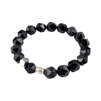 PINK U Obsidian Bracelets Men's