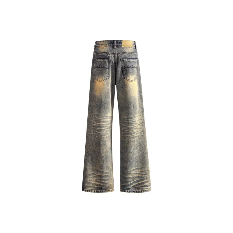 FOREVER 21 Jeans Unisex Yellow Mud-1