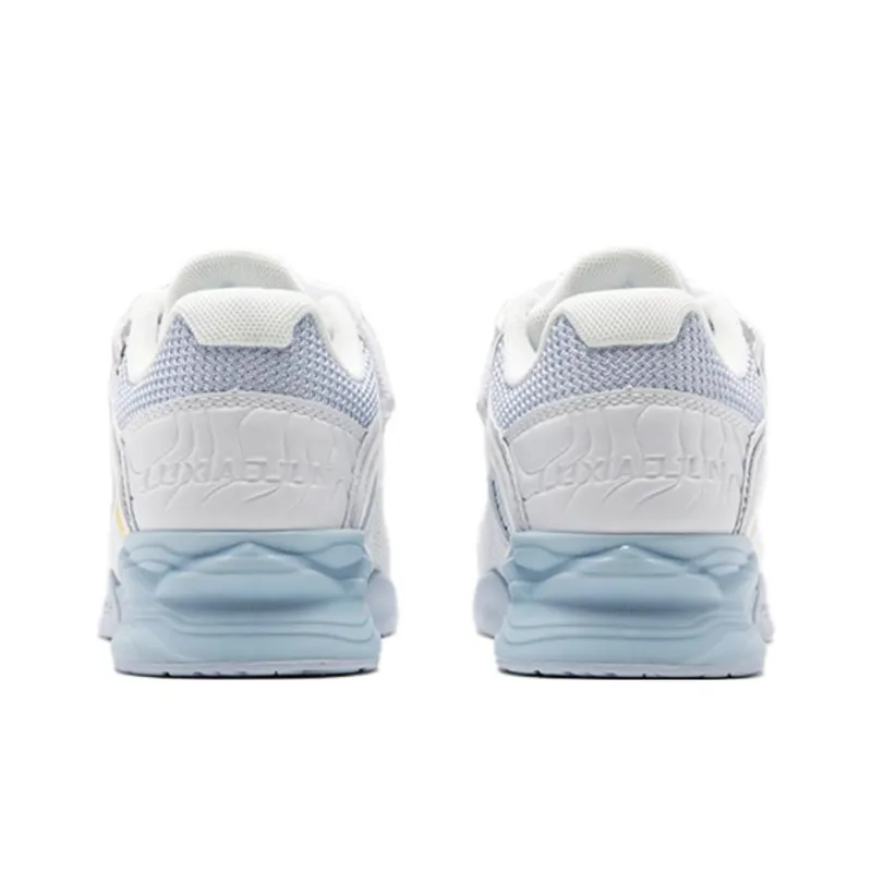LUXIAOJUN Cushioning Slip Resistant Support Balance Low Top Training Shoes Unisex White-3