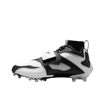 Nike Anti Slip Wear Resistant Soccer Shoes Unisex Black White