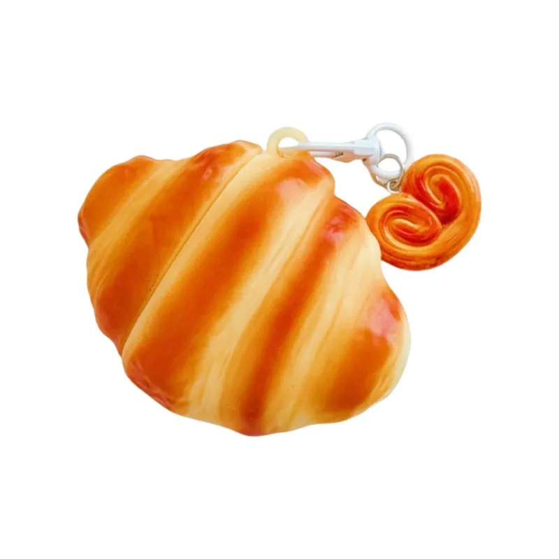 Baohuguang Compatibility Apple AirPods 4/3/1/2/Pro/Pro 2 TPU Fashion Minimalist Style Croissant Bag Phone Cases-1