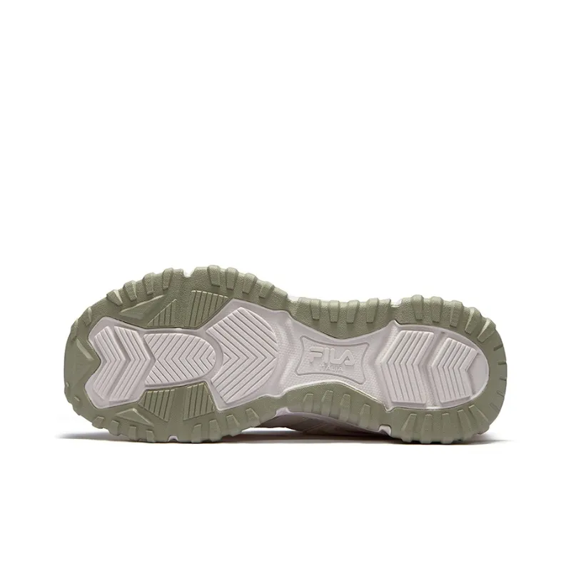 FILA FUSION FREEROAM Hiking Shoes Low Top Casual Shoes Men's Antique White Clover Green-4