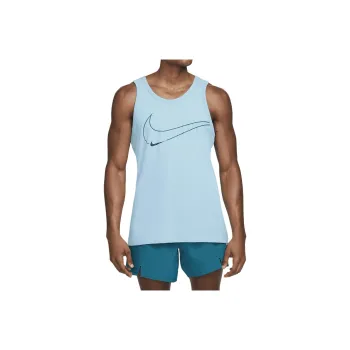 Nike Clothing Tank Tops Men Light Blue