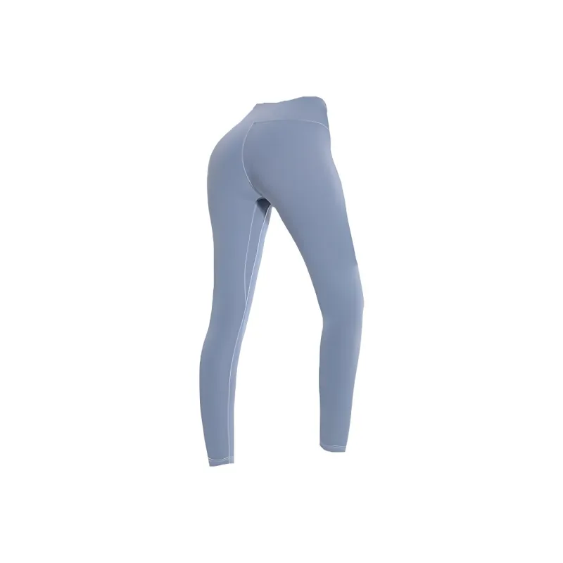 Mu Qingqing Yoga Pants Women's Blue-1