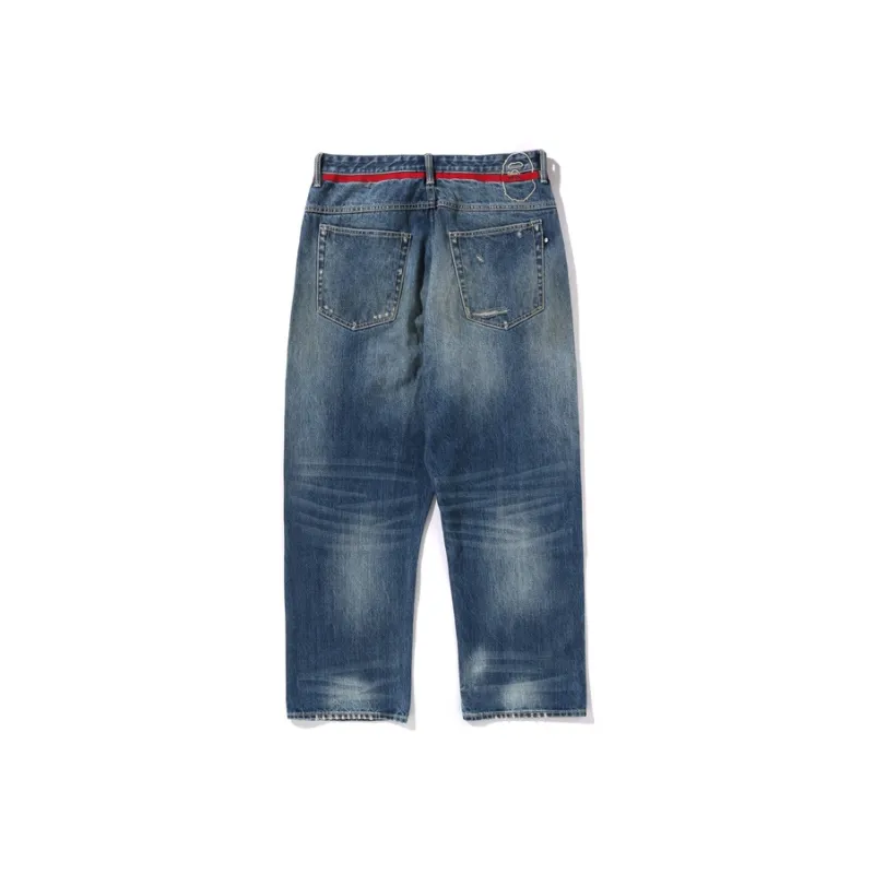 A BATHING APE Jeans Men Blue BLX-1