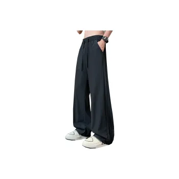 DANGERTIGER Knitted Sports Pants Unisex Gray