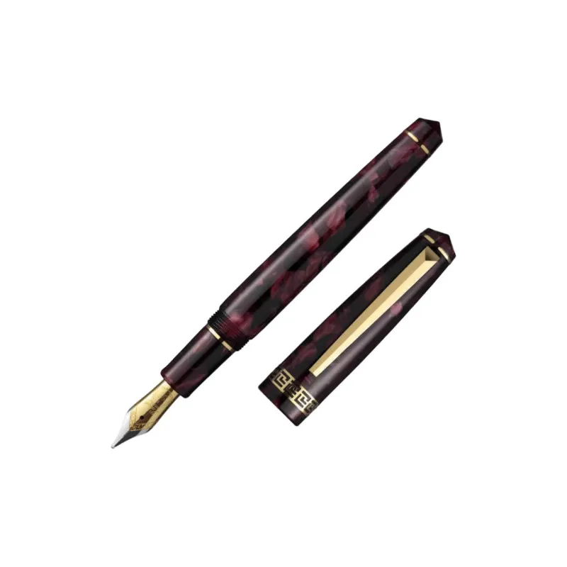 Laban ROSA Collection Signature Pen With Marble Pattern Refillable Ink Cartridge Pens-0